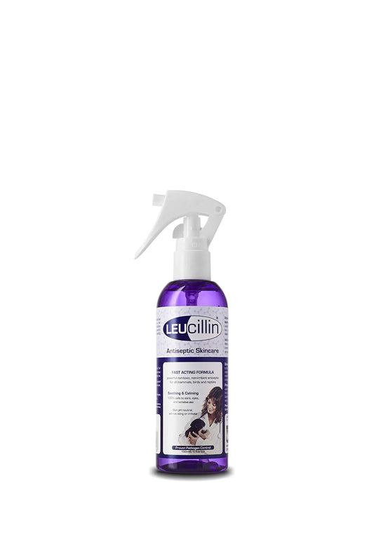 Leucillin Natural Antiseptic Spray for Dogs Soothes Itchy Skin and Promotes Healing Effective Treatment for Dogs Wound and Skin Care Solution for Pets First Aid Kit Essential - 150ml
