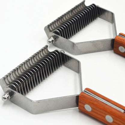 Pet Fur De-shedding Comb for Cats and Dogs