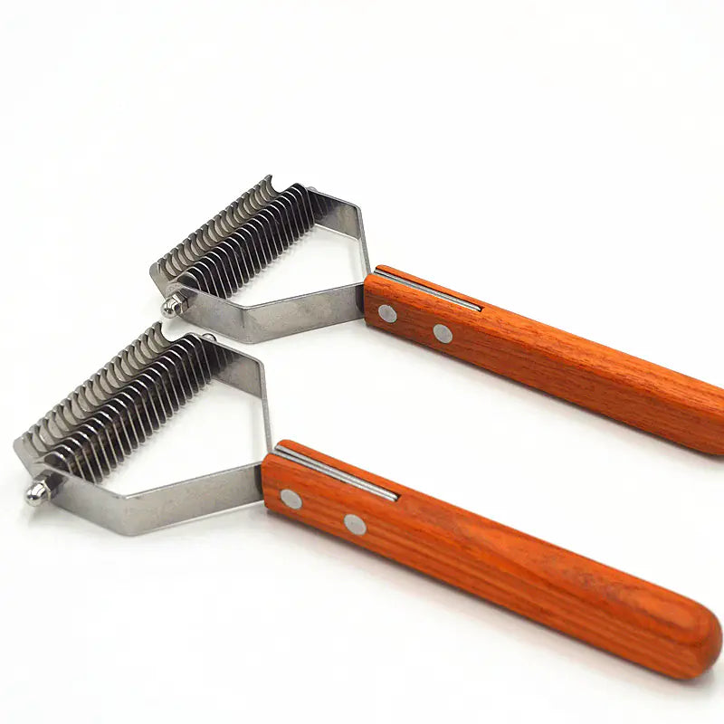 Pet Fur De-shedding Comb for Cats and Dogs